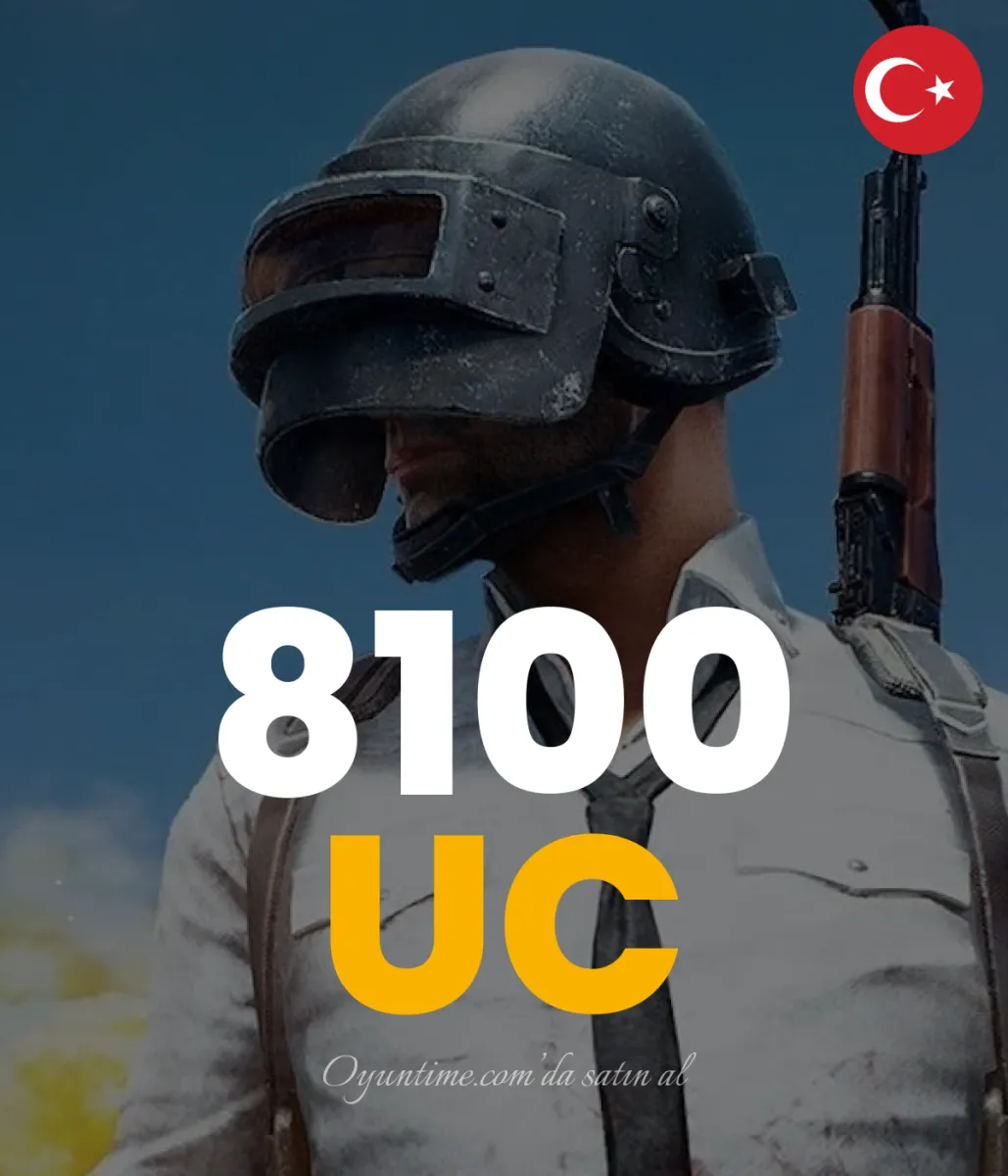 PUBG Mobile 8100 UC TR